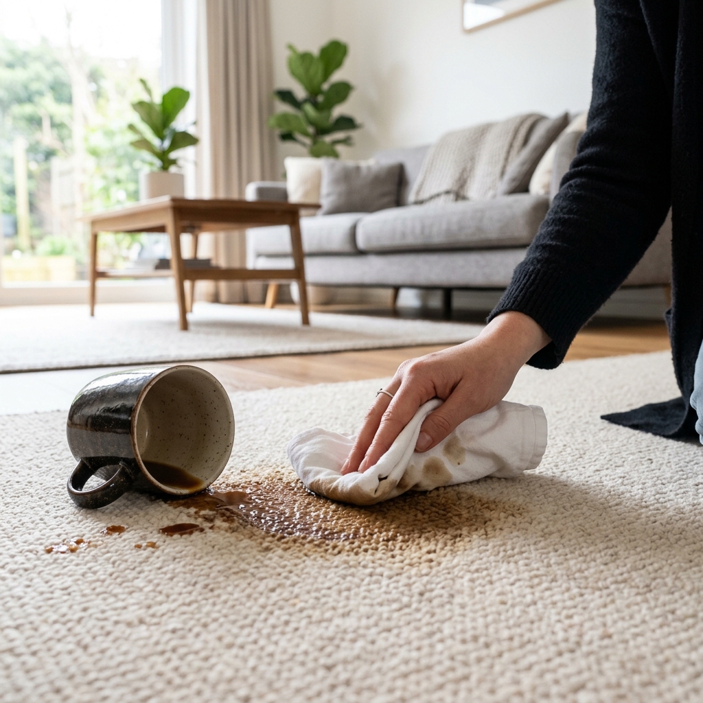 How to Remove Coffee Stains from Carpet Without Leaving a Mark
