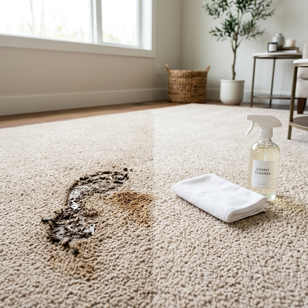 How to Get Mud and Dirt Stains Out of Carpet Fast