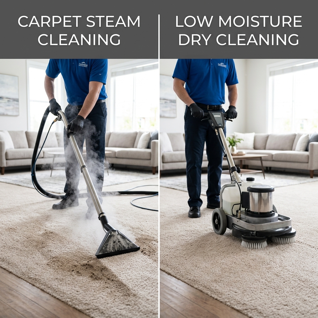 Steam Cleaning vs Dry Cleaning Carpet: Which Is Better for Your Home?